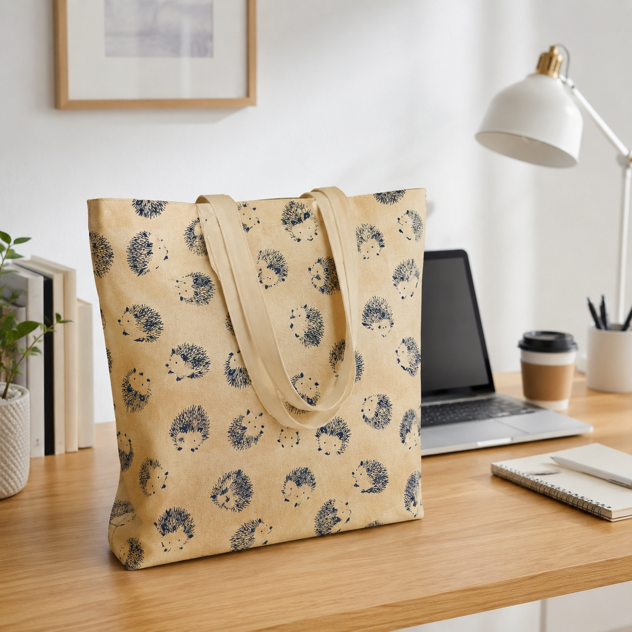 Porcupine & Hedgehog Fabric-Japanese Cotton Oxford Fabric