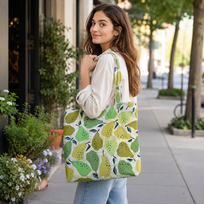 Under the Apple Tree-Quince Green Fabric-Loes Van Oosten
