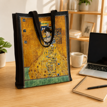 Adele Bloch Bauer-Gustav Klimt-Gold-Robert Kaufman-Quilting Cotton Panel