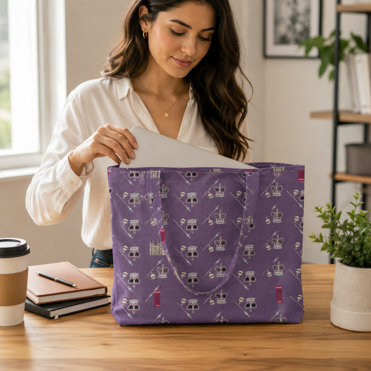 London Town HRH-Royal Purple Fabric-Sara Mulvanny-Cotton + Steel