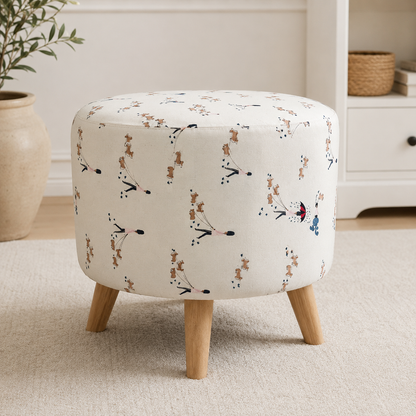 London Town-Reign Reign Go Away-White Unbleached Fabric-Sara Mulvanny-Cotton+Steel