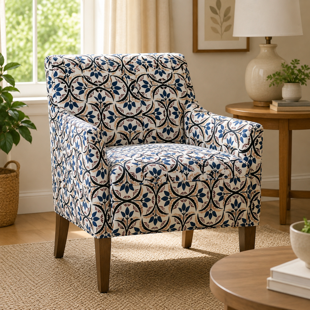 On a Fall Day Rosehip & Morning Glory Fabric – Loes Van Oosten for Cotton + Steel – Premium Quilting Cotton – Autumn Floral Fabric