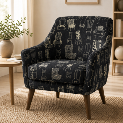 Chair Fabric – Robert Kaufman – Japanese Fabric – Lightweight Cotton Canvas Fabric