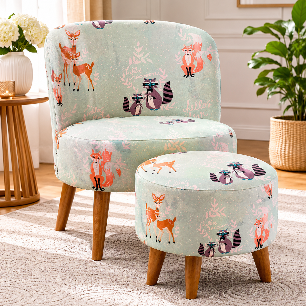 Hello Bear Oh Hello Meadow Fabric by Bonnie Christine for Art Gallery Fabrics