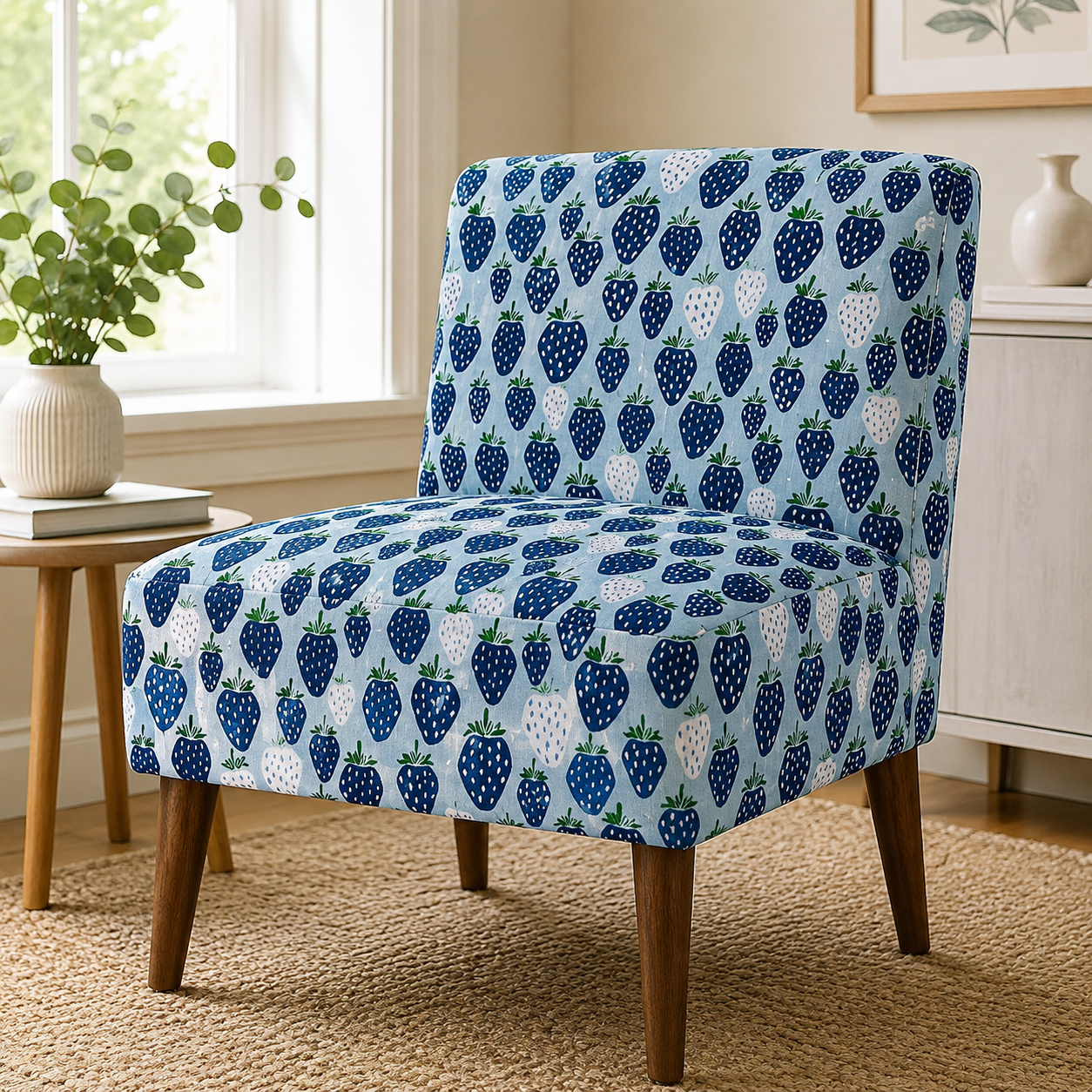 Under the Apple Tree - Queen of Berries Water-drop Fabric-Loes Van Oosten-Cotton + Steel