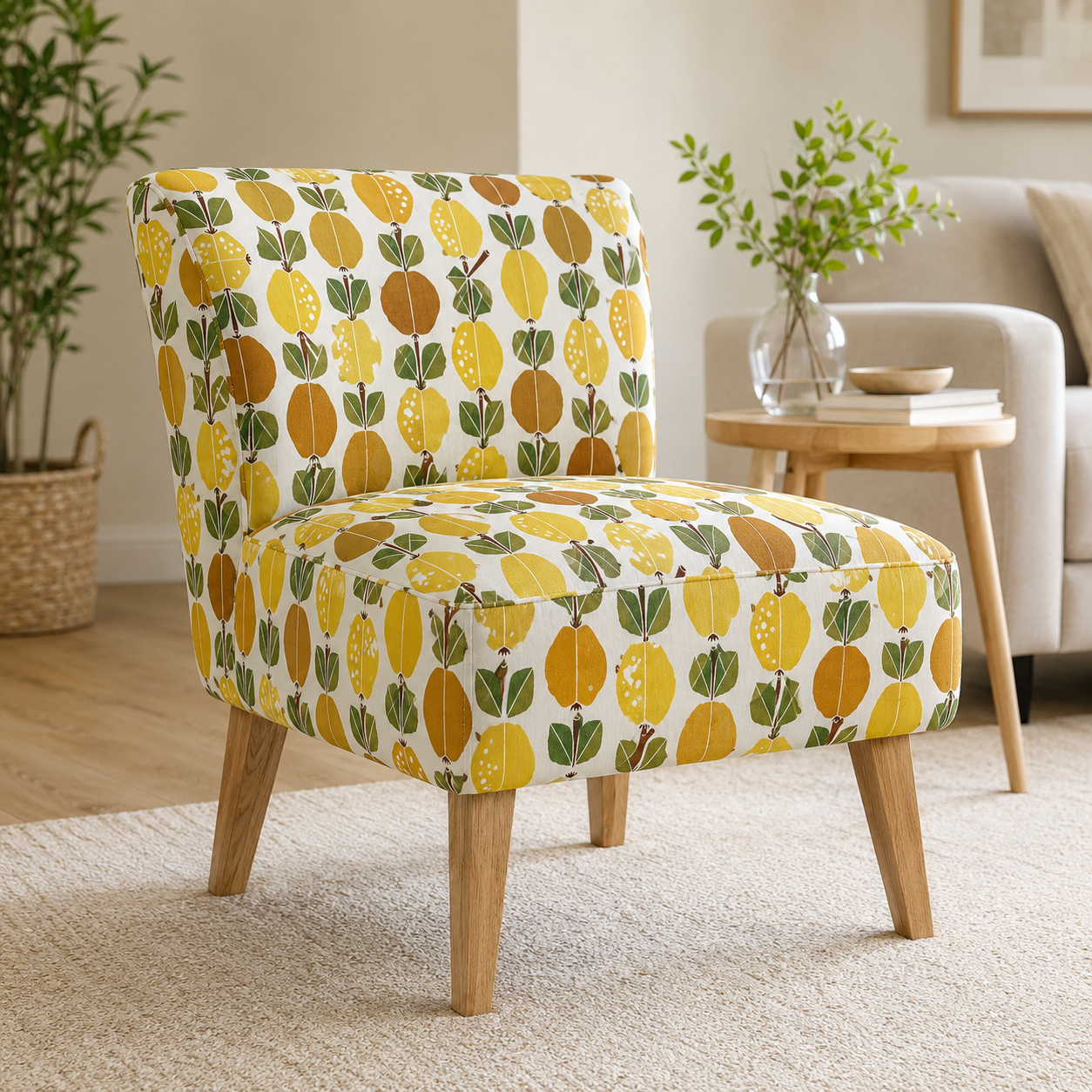 Under the Apple Tree-Orchard Golden Fabric-Loes Van Oosten