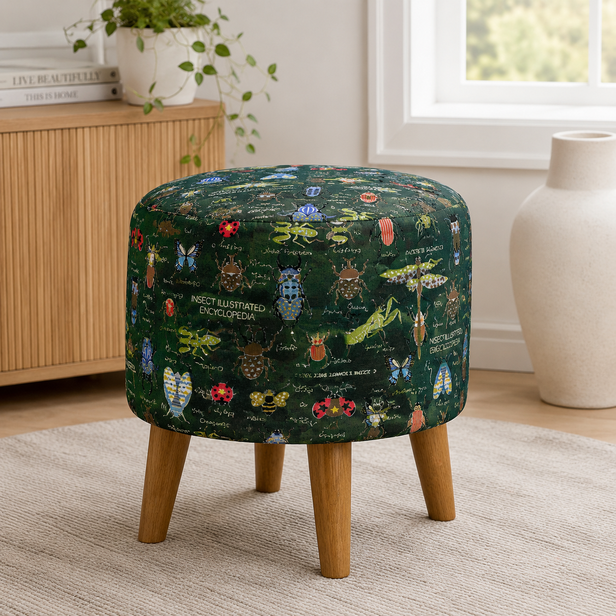 Insect-Bugs-Beetle-Cotton Twill Fabric-Kobayashi-Japanese Fabric