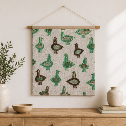 Bird - Bird Canvas - Hokkoh - Japanese Fabric - Lightweight Canvas