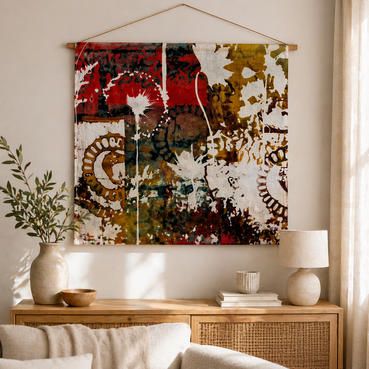 Wishwell: Prairie Song Essex – Autumn by Leslie Tucker Jenison for Robert Kaufman Fabrics