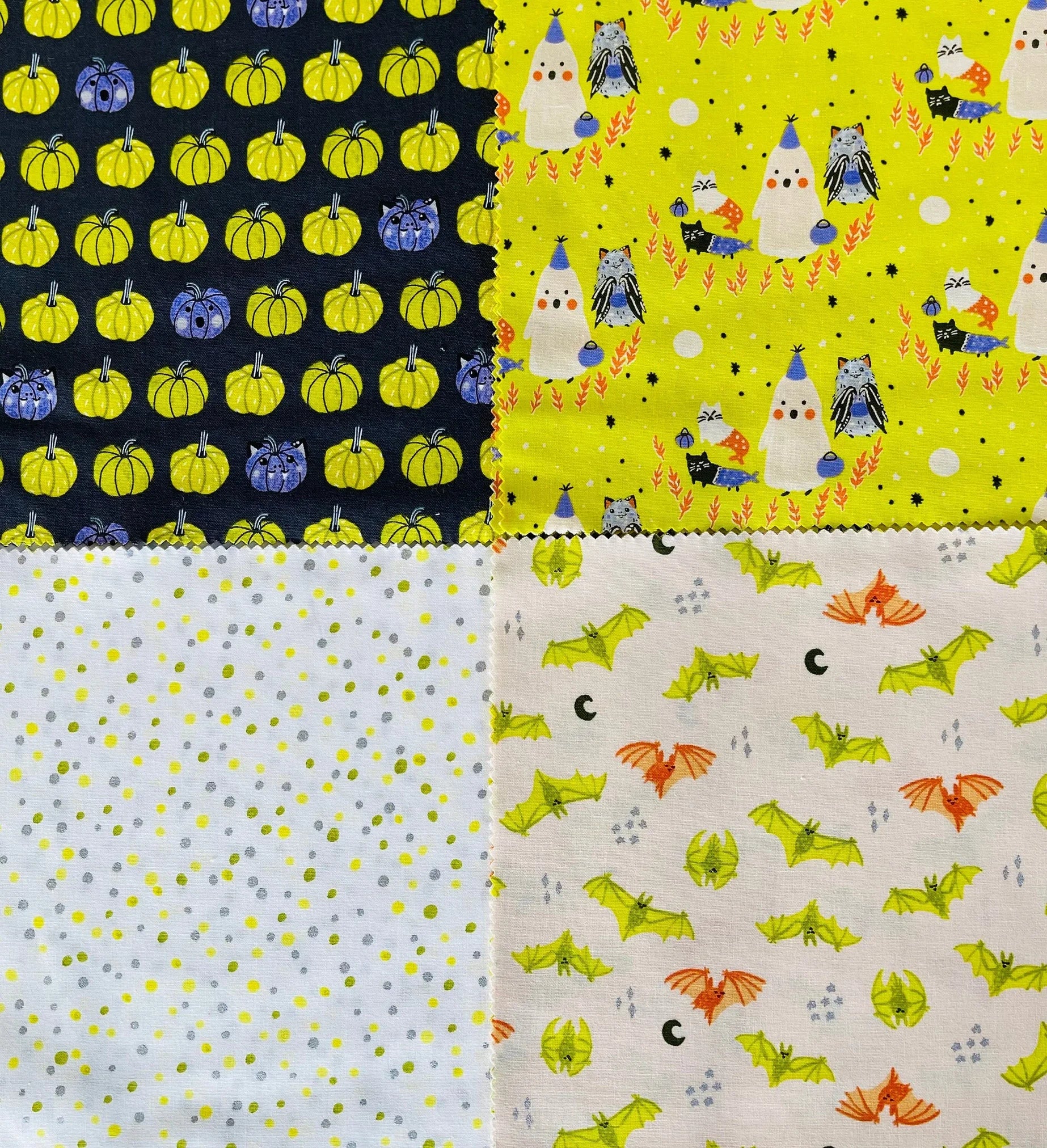 Bring Your Own Boos - 10 x 10 Pack 42 pcs - Around the world New Zealand - Halloween - Orange - Black -Cotton + Steel CC300P-10 x 10