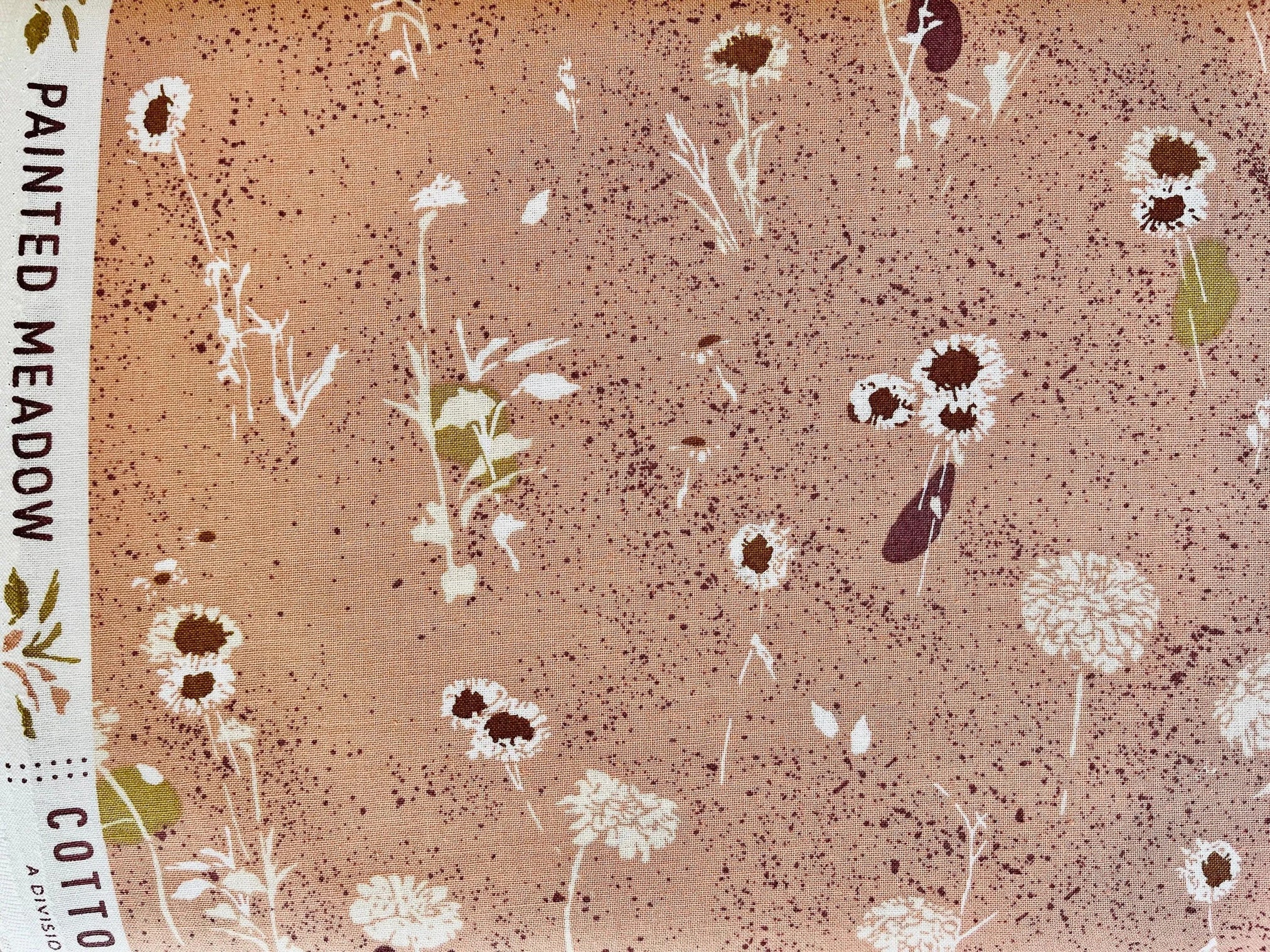 Summer Folk - Painted Meadow - Bloom Fabric - Lissie Teehee - Cotton + Steel - Ll101- BL3