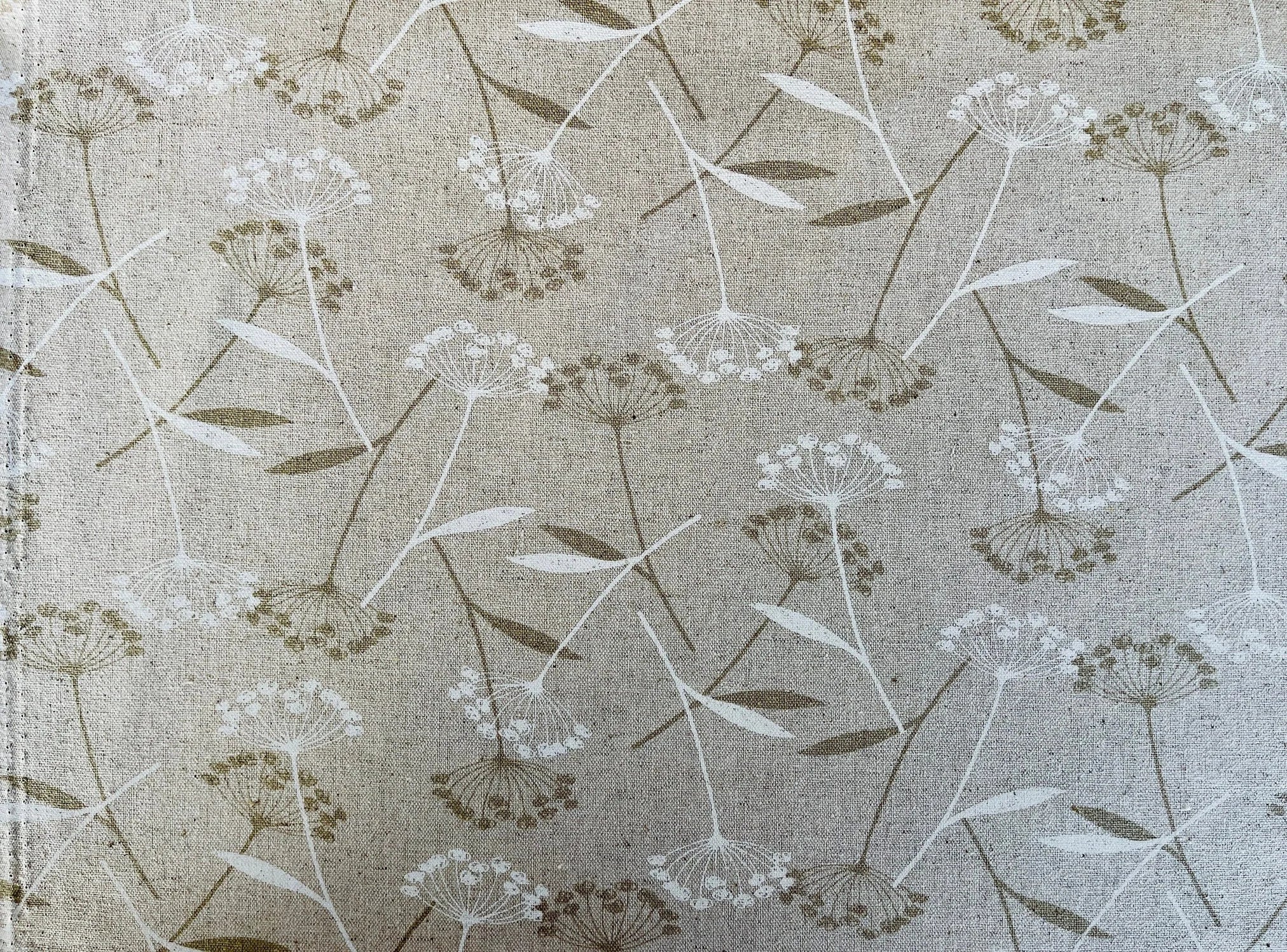 Plant - Plants Fabric - Cosmo - Japanese Textile - Cotton Linen Canvas - Printed Canvas - AP-05803
