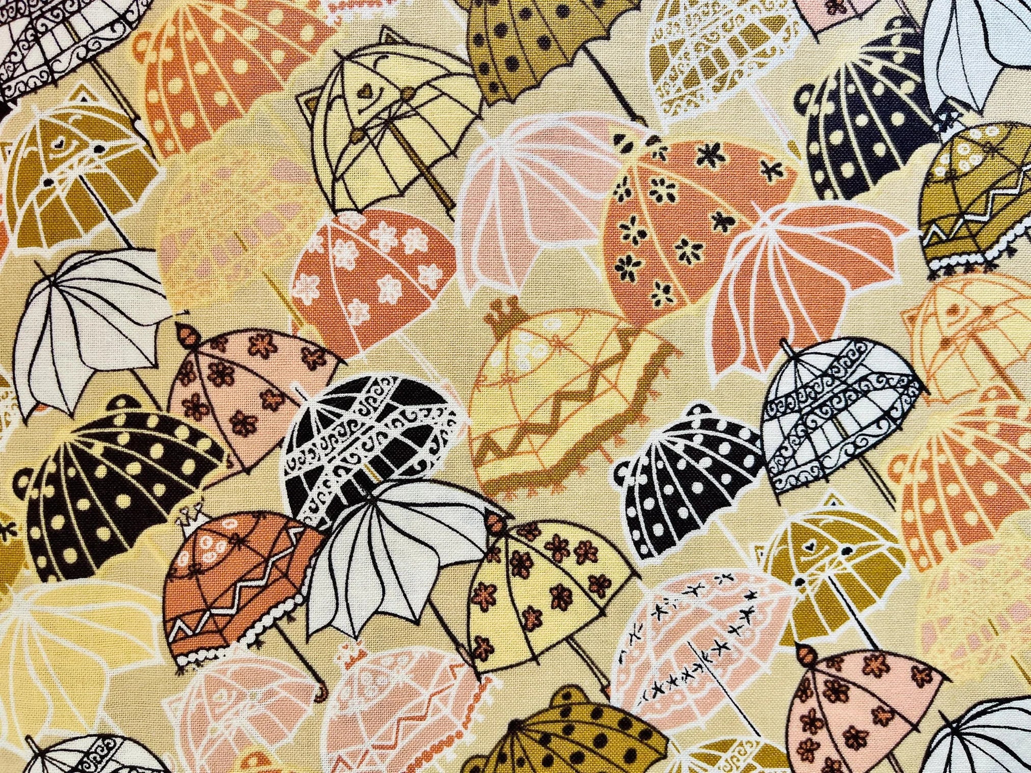 Splish Splash-Under My Umbrella-The Bright Leaf Design-Quilting Cotton Fabric-BL100-MY2