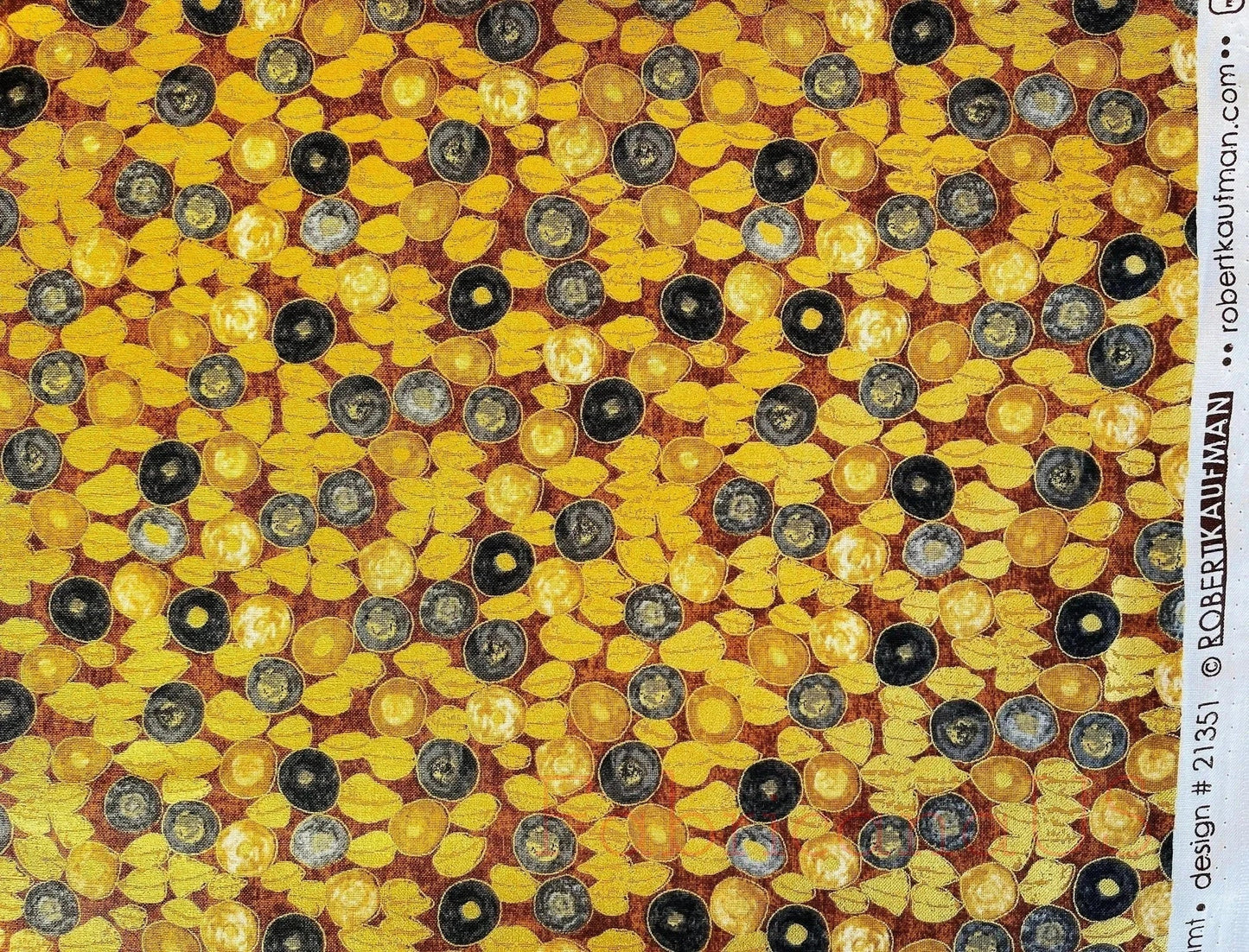 Gustav Klimt - Gold - Robert Kaufman - Quilting Cotton Fabric - G1770012