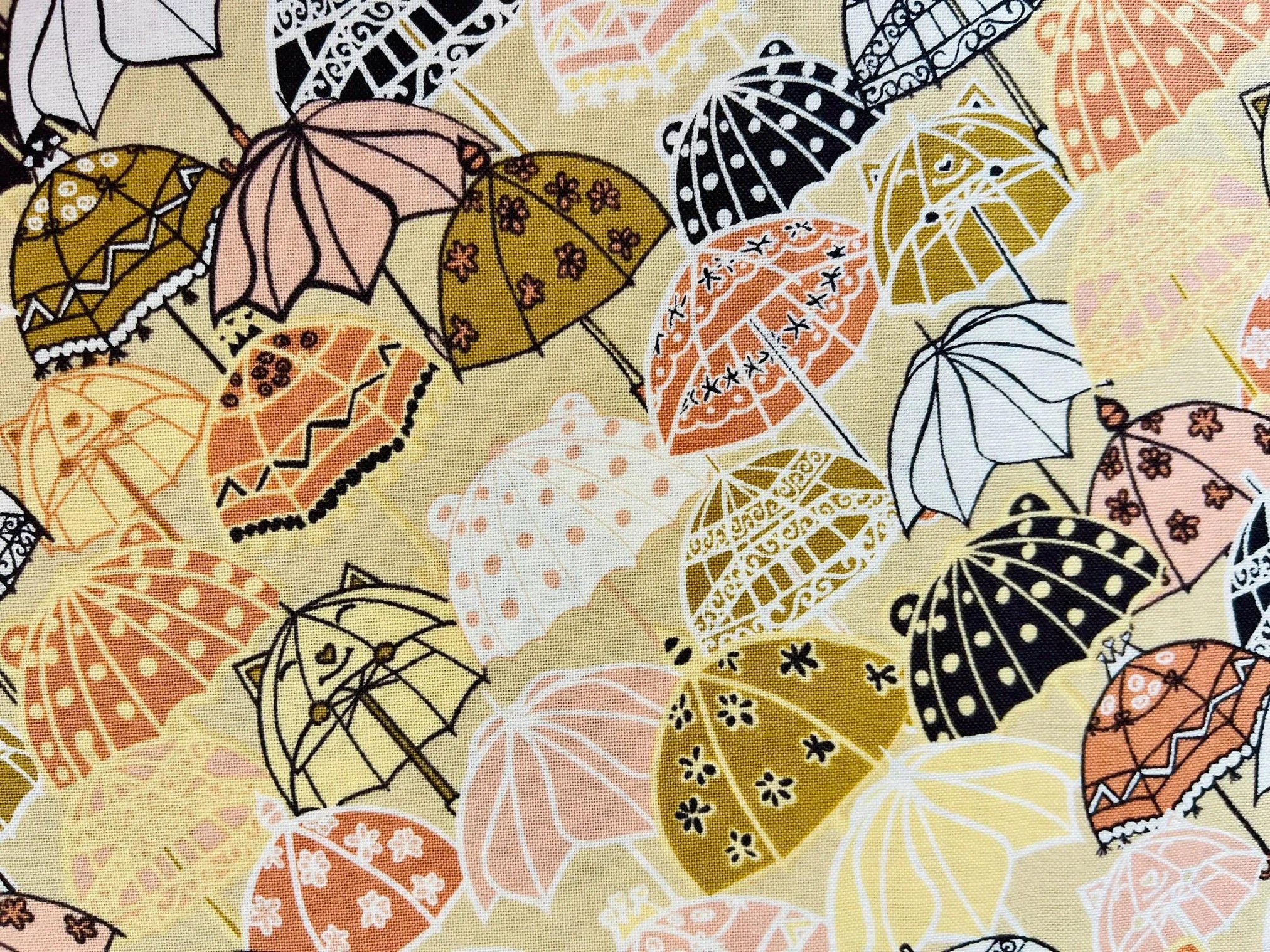 Splish Splash-Under My Umbrella-The Bright Leaf Design-Quilting Cotton Fabric-BL100-MY2