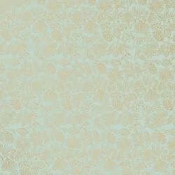 Garden Party - Primavera-Moxie Floral-Mint Metallic Fabric