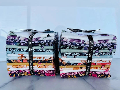 Butterflies in the Garden - Fat Quarter 15 pcs bundle - RJR - Cotton+ Steeel
