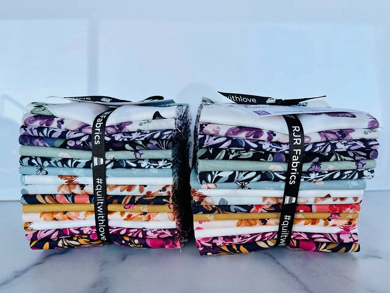 Butterflies in the Garden - Fat Quarter 15 pcs bundle - RJR - Cotton+ Steeel
