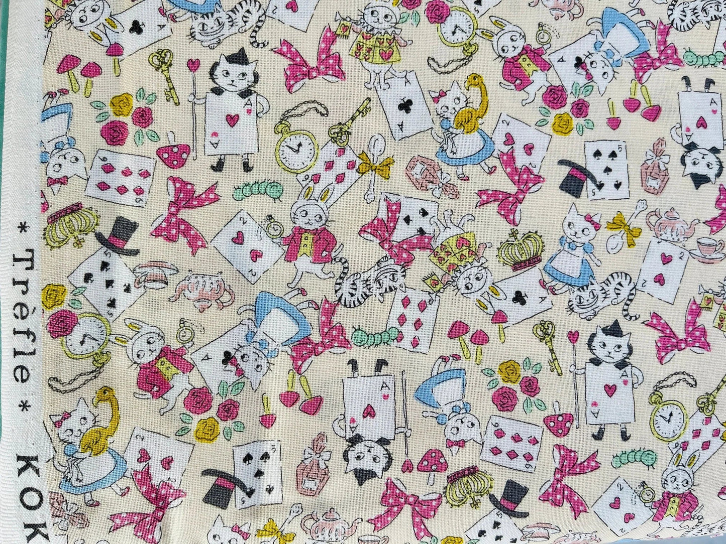 Cat-Cat Fabric-Funny Cats-Kokka fabric-Japanese Fabric
