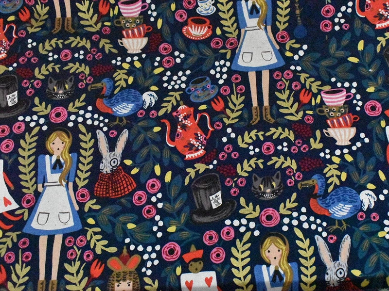 Wonderland - Rifle Paper Co- Alice in Wonderland - Cotton + Steel - Quilting Cotton
