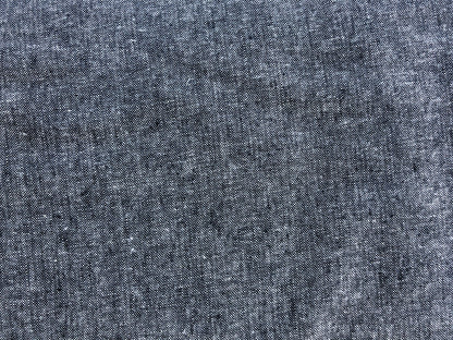 Essex-Robert Kaufman-Yarn Dyed Linen Cotton Blend-Black Fabric