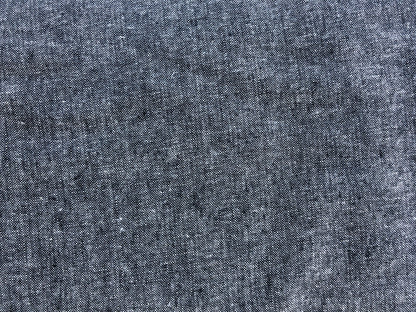 Essex-Robert Kaufman-Yarn Dyed Linen Cotton Blend-Black Fabric