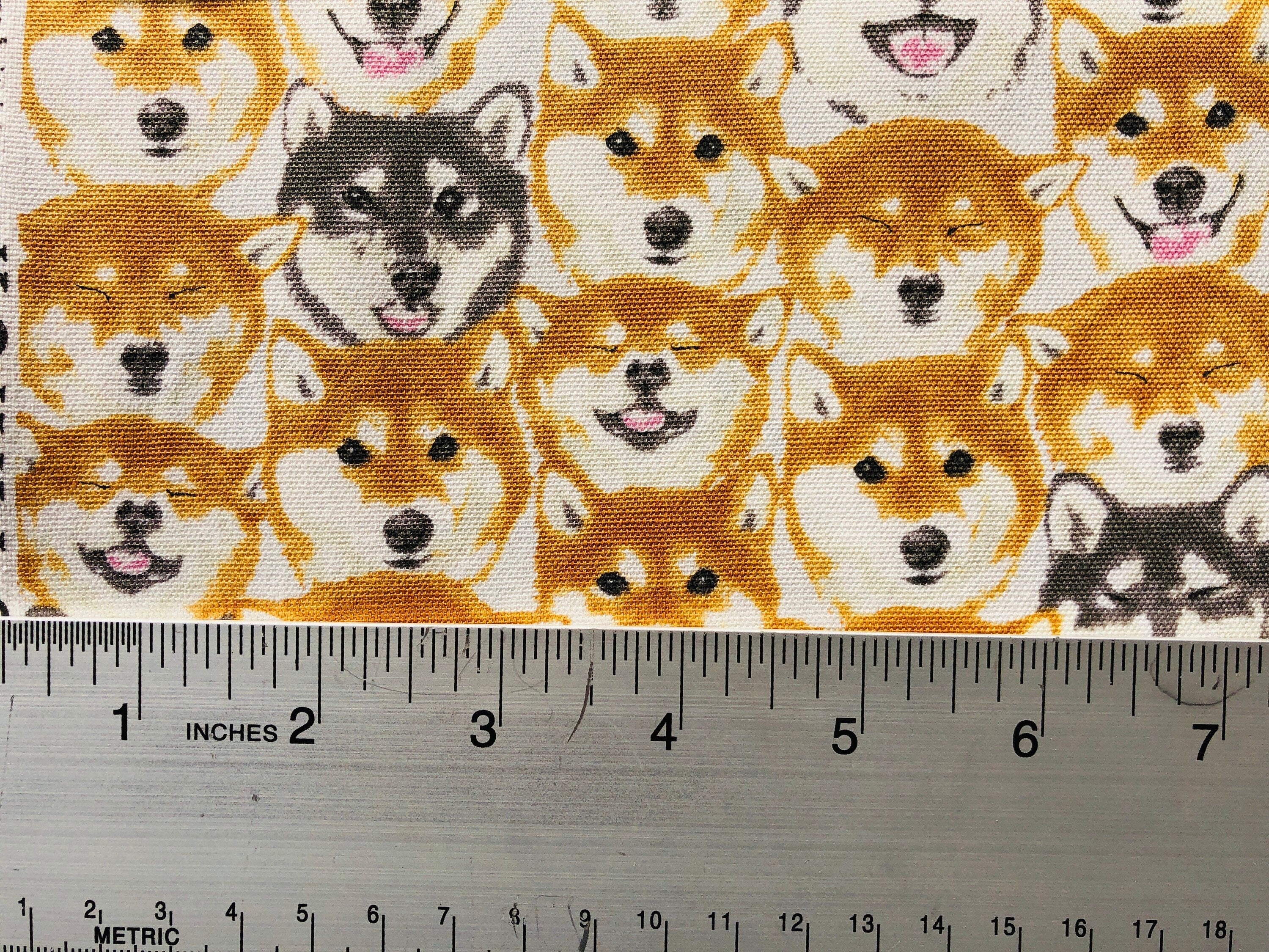 Dog Fabric-Husky Fabric-Japanese Fabric-Kokka-Cotton Fabric