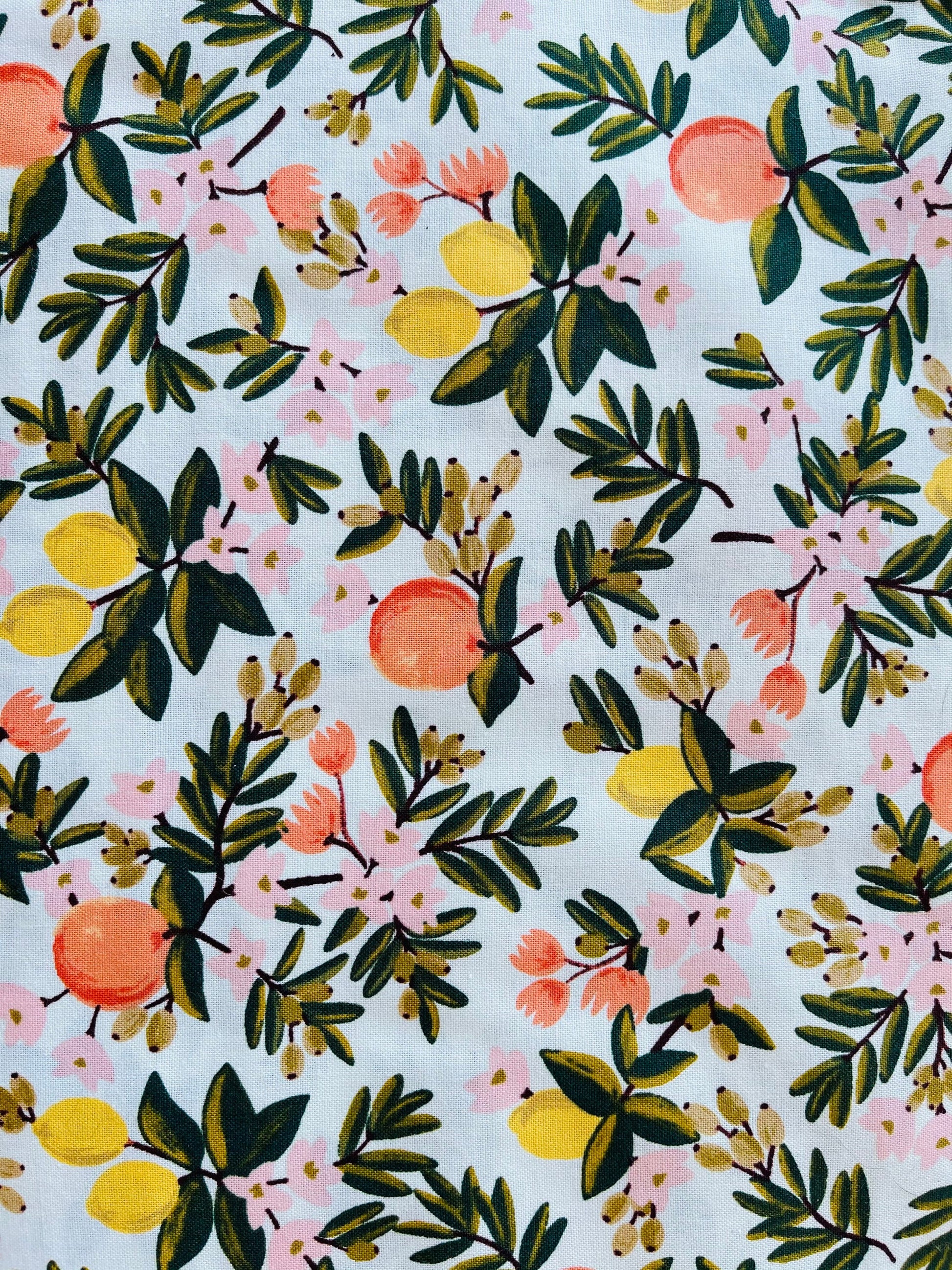 Primavera-Garden Party-Citrus Floral Mint Fabric