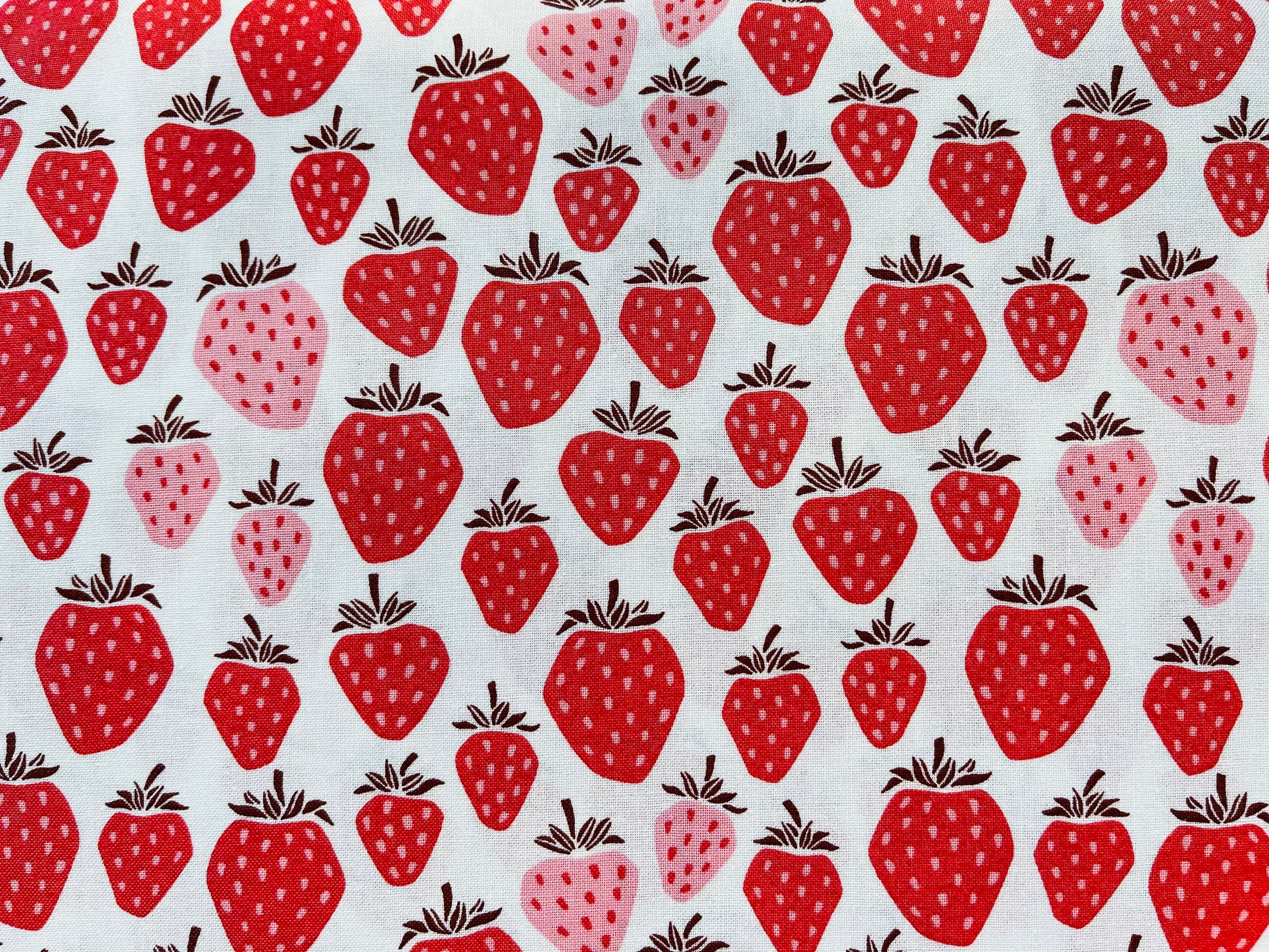 Under the Apple Tree-Queen of Berries-Pink Berry Fabric-Loes Van Oosten-Cotton + Steel Fabric