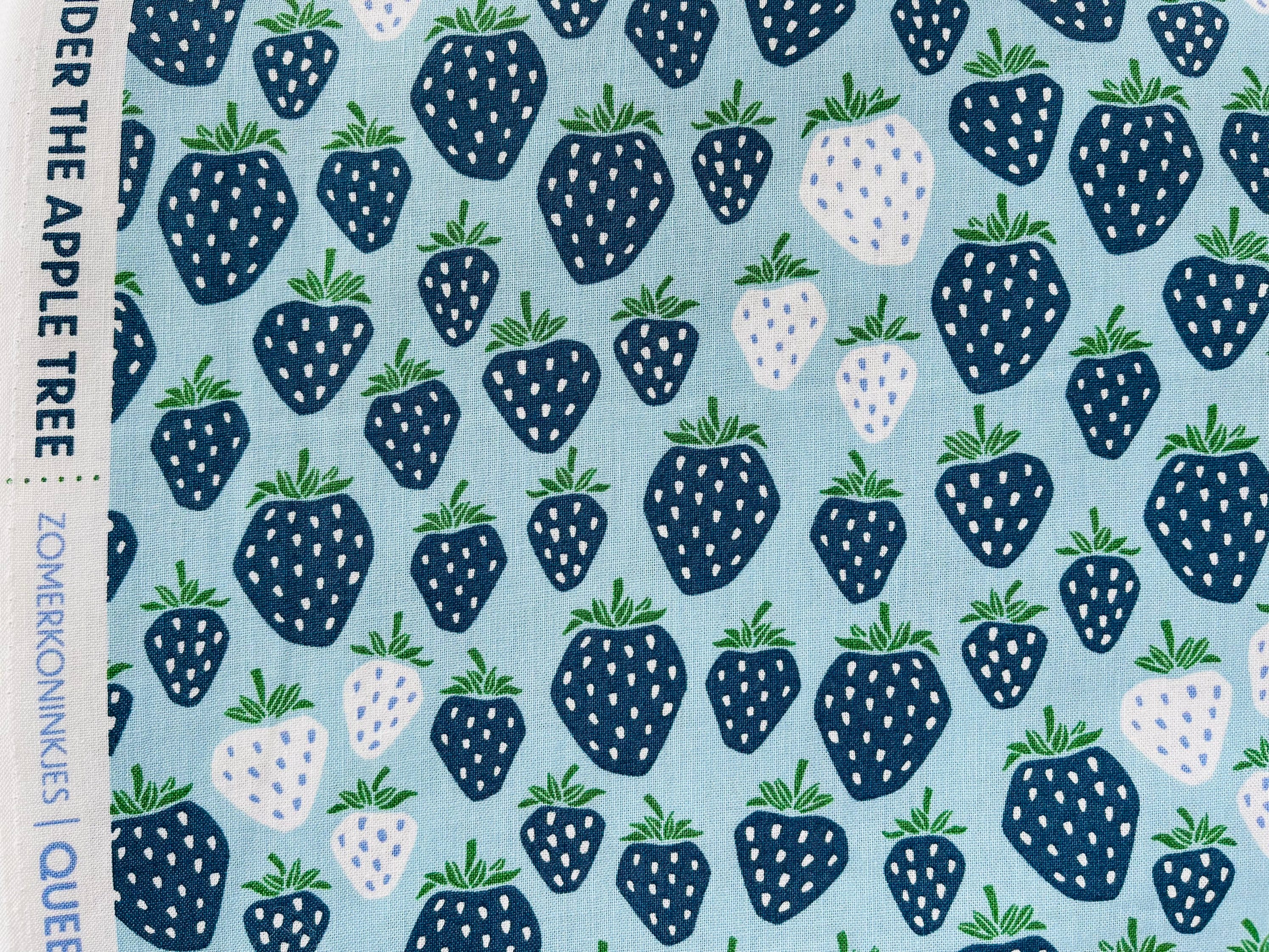 Under the Apple Tree-Queen of Berries Water-drop Fabric-Loes Van Oosten-Cotton + Steel Fabric