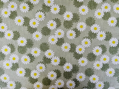 Daisy Fabric-Cosmo Japanese Textile-Cotton Linen Canvas-Printed Canvas-AP-05803