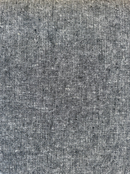 Essex-Robert Kaufman-Yarn Dyed Linen Cotton Blend-Black Fabric