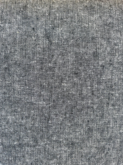 Essex-Robert Kaufman-Yarn Dyed Linen Cotton Blend-Black Fabric