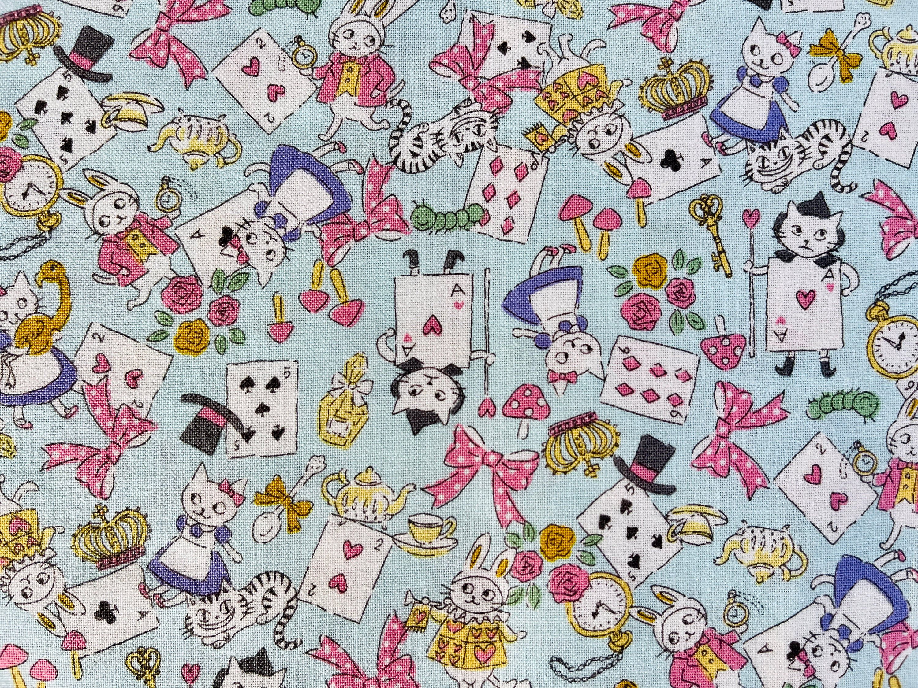Cat-Cat Fabric-Funny Cats- Fat Quarter (6)-Kokka Fabric-Japanese Fabric.