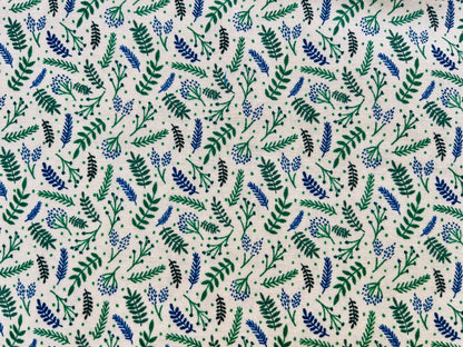 Branching Out-Unbleached Quilting Cotton-Cotton + Steel Fabric