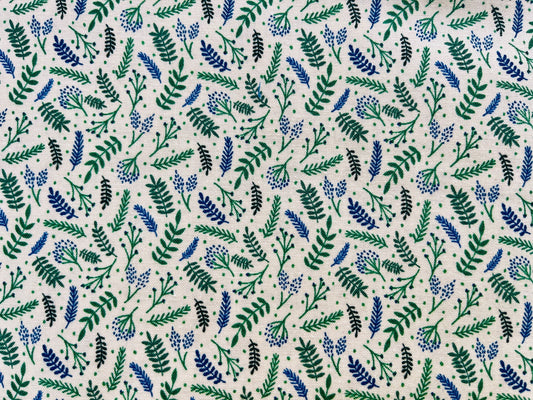 Branching Out-Unbleached Quilting Cotton-Cotton + Steel Fabric