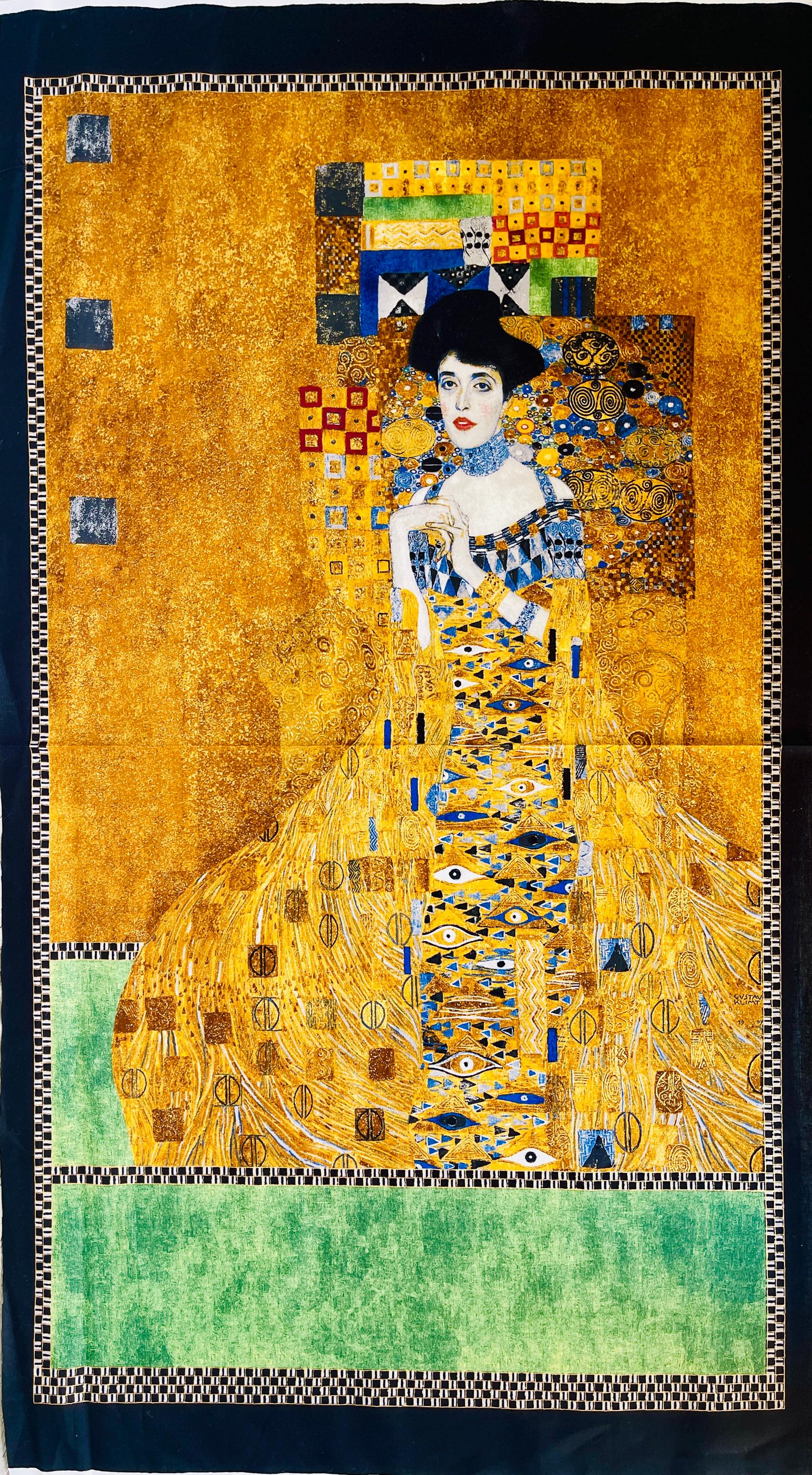 Gustav Klimt-Adele Bloch Bauer-Gold-Robert Kaufman-Quilting Panel