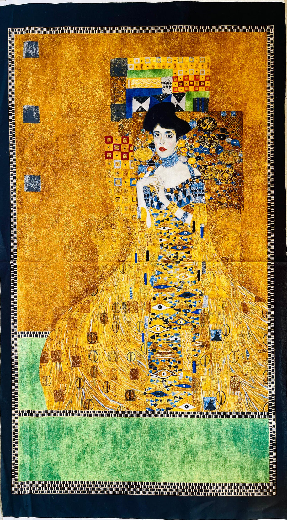 Gustav Klimt-Adele Bloch Bauer-Gold-Robert Kaufman-Quilting Panel