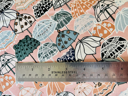 Splish Splash-Under My Umbrella-The Bright Leaf Design-Quilting Cotton Fabric