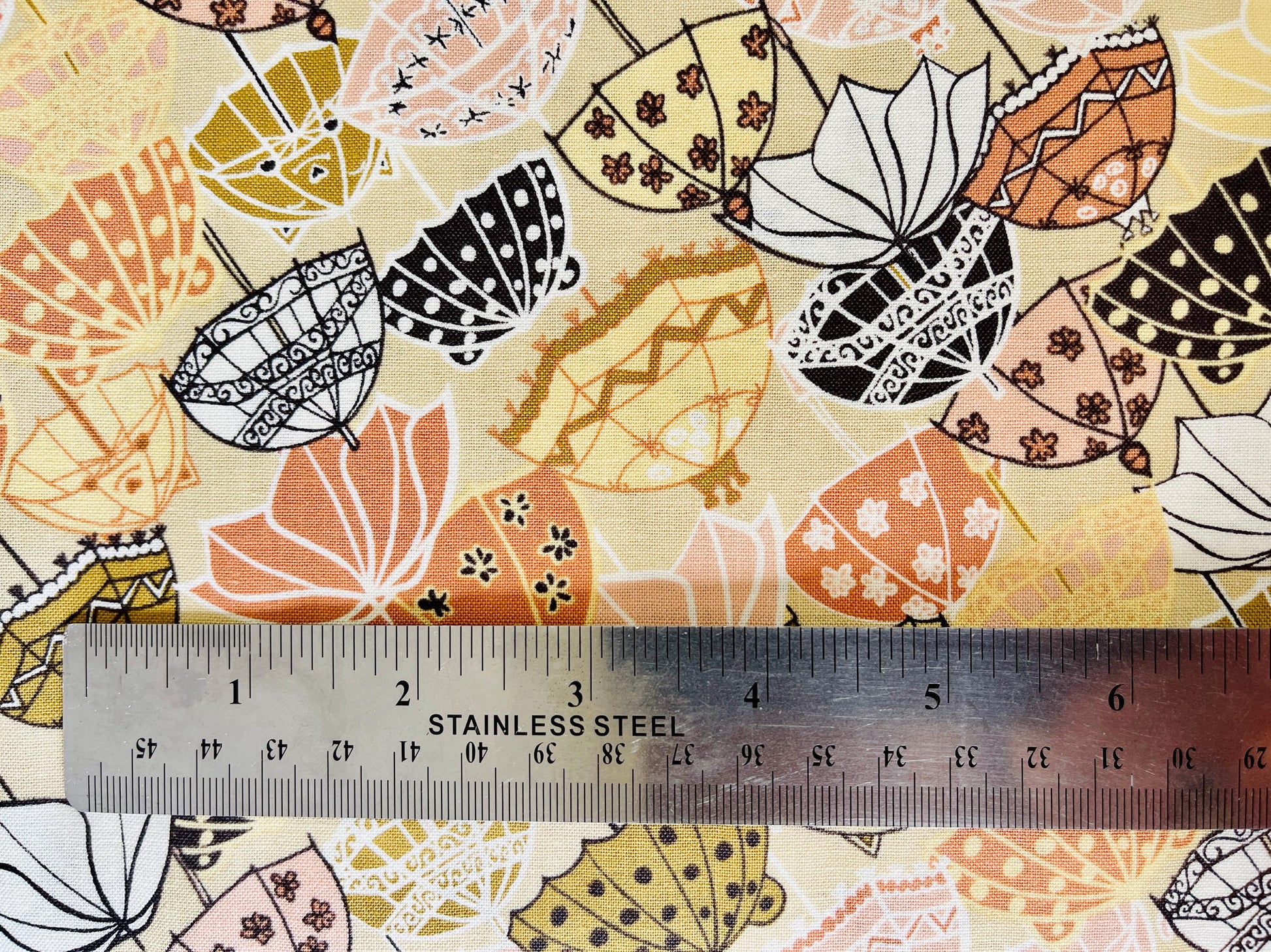Splish Splash-Under My Umbrella-The Bright Leaf Design-Quilting Cotton Fabric