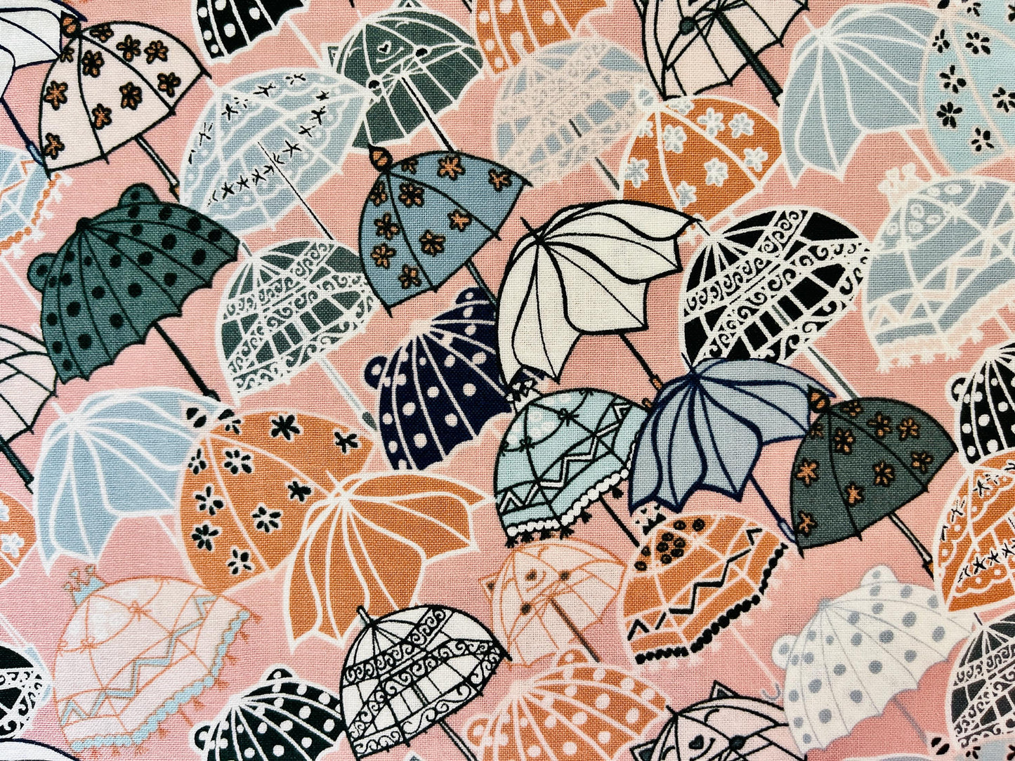 Splish Splash-Under My Umbrella-The Bright Leaf Design-Quilting Cotton Fabric
