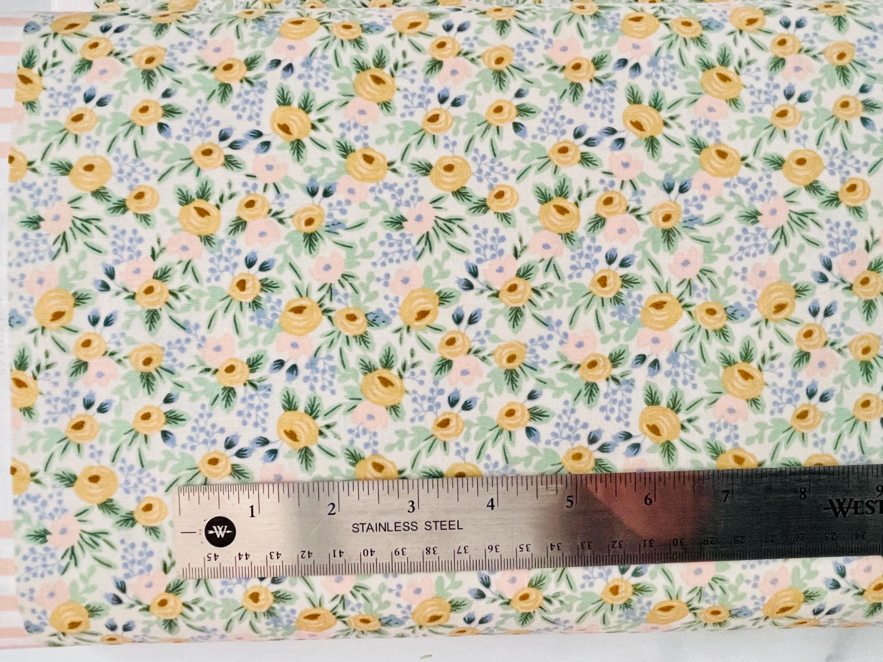 Easter - Easter Collection - Garden Party - Rosa - Cream Fabric - Rifle Paper Co - RP305-AM10
