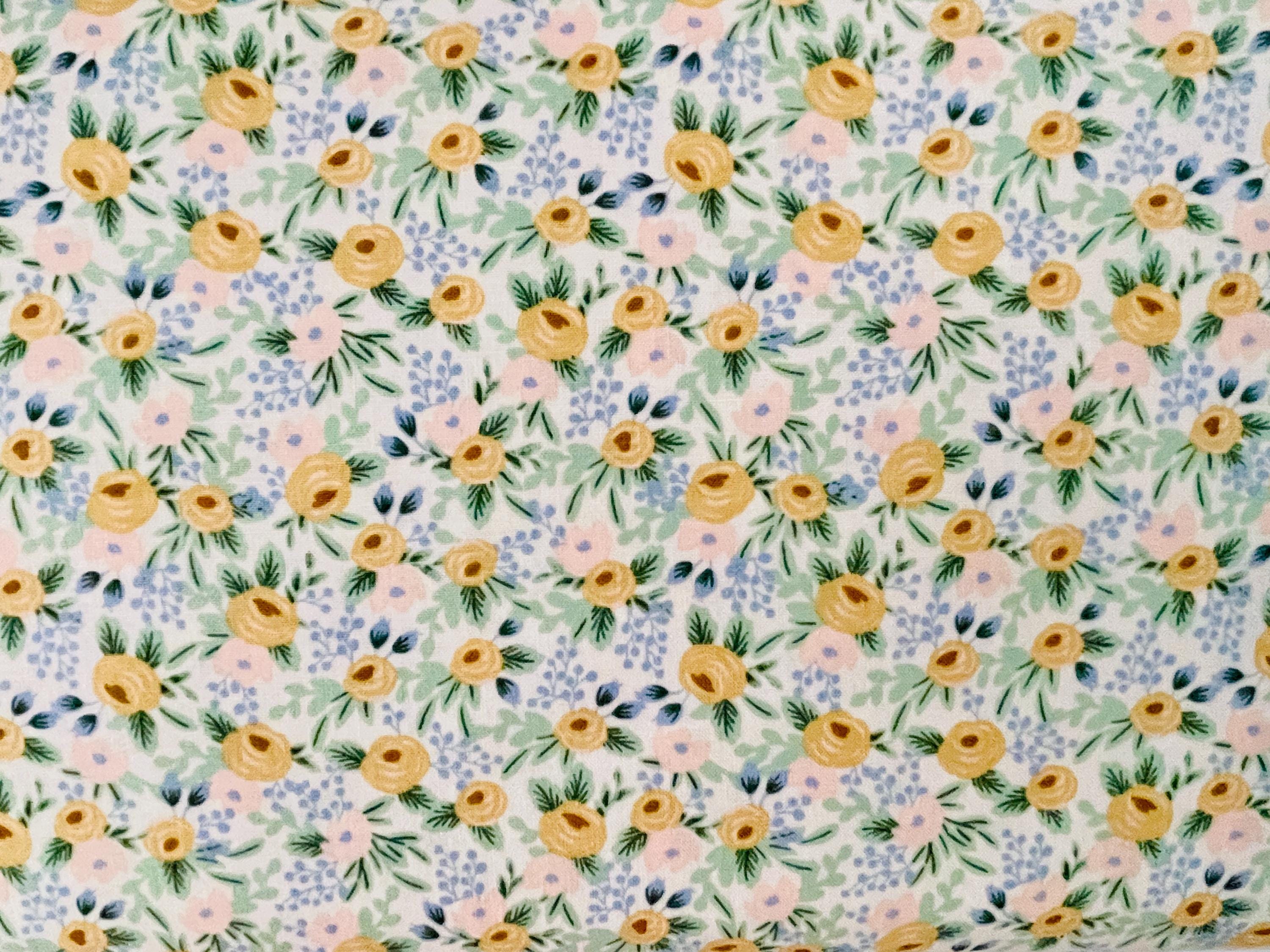 Easter - Easter Collection - Garden Party - Rosa - Cream Fabric - Rifle Paper Co - RP305-AM10