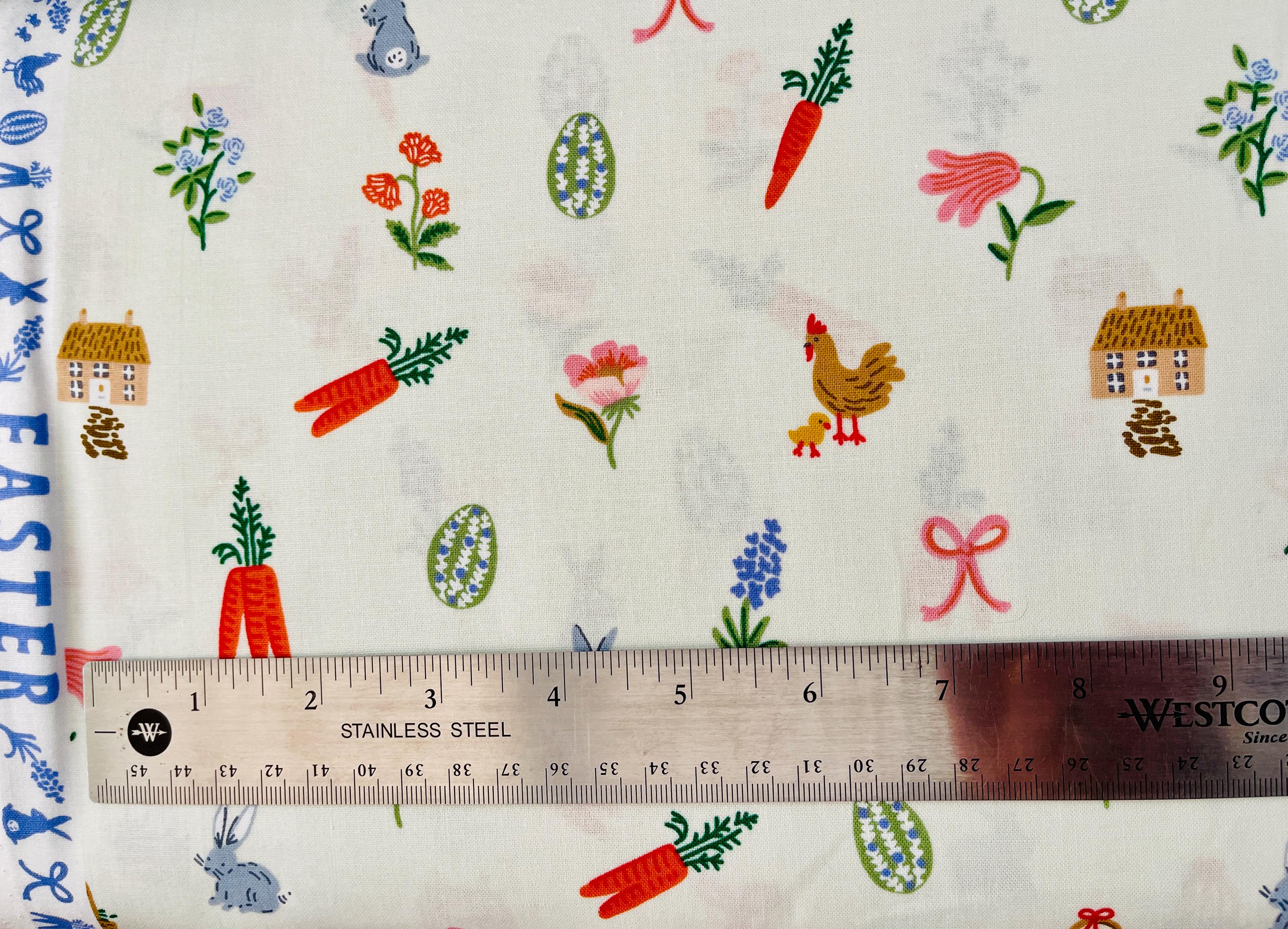 Easter - Easter Collection - Easter Basket - Cream Fabric - Rifle Paper Co - RP1502-CR1