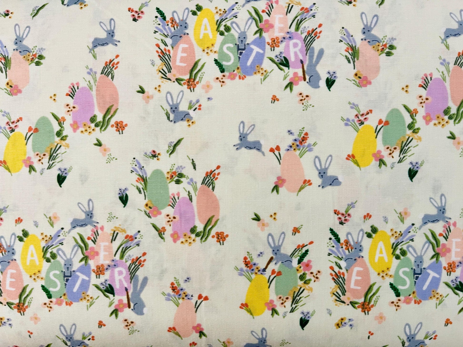 Easter - Easter Collection - Hoppy Easter - Cream Fabric - Rifle Paper Co - RP1500-CR1