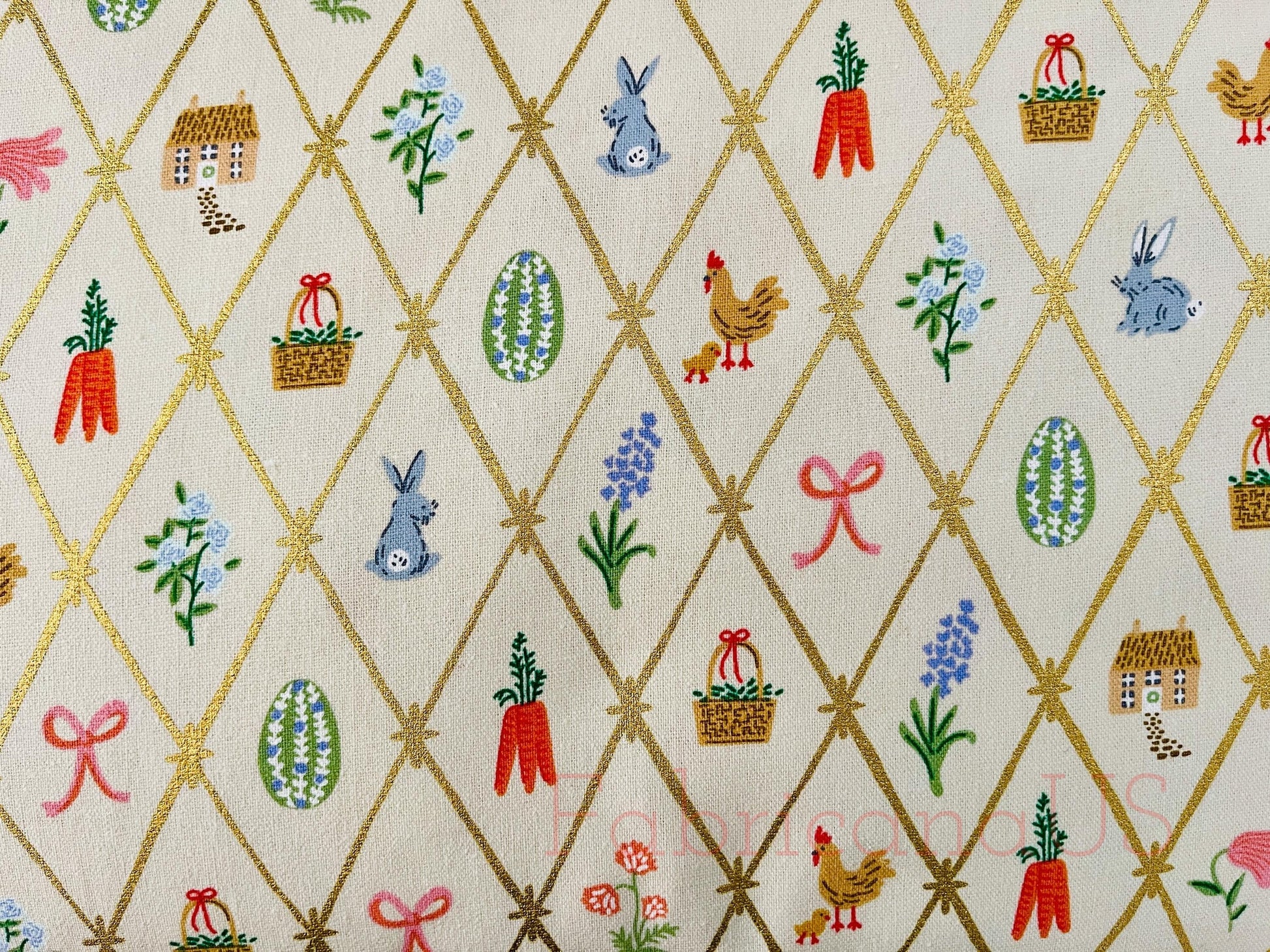 Easter - Easter Collection Fat Quarter (6) Fabric-Rifle Paper Co - RP1502-CR1