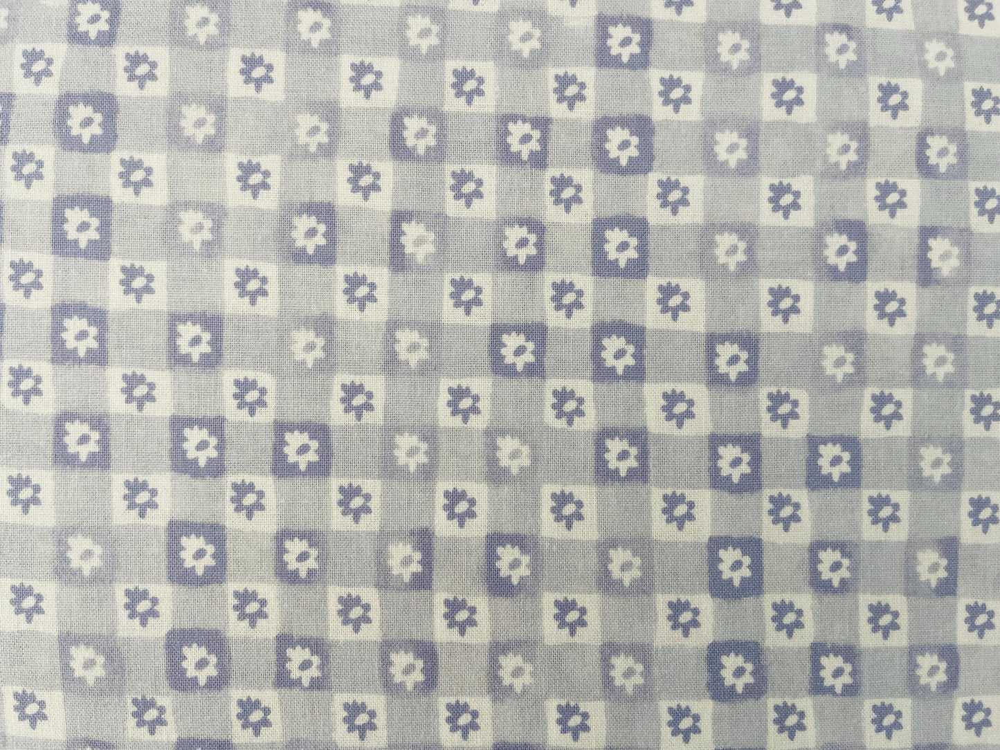 Easter - Easter Collection - Daisy Gingham - Blue Fabric - Rifle Paper Co - RP1505-BL2