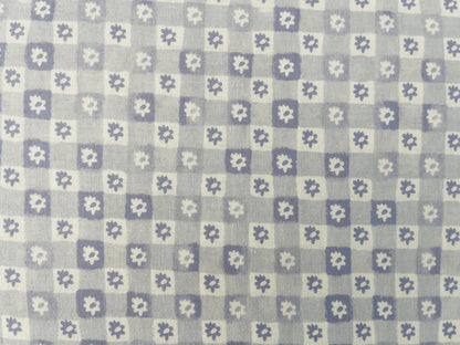 Easter - Easter Collection - Daisy Gingham - Blue Fabric - Rifle Paper Co - RP1505-BL2