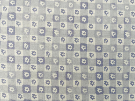 Easter - Easter Collection - Daisy Gingham - Blue Fabric - Rifle Paper Co - RP1505-BL2