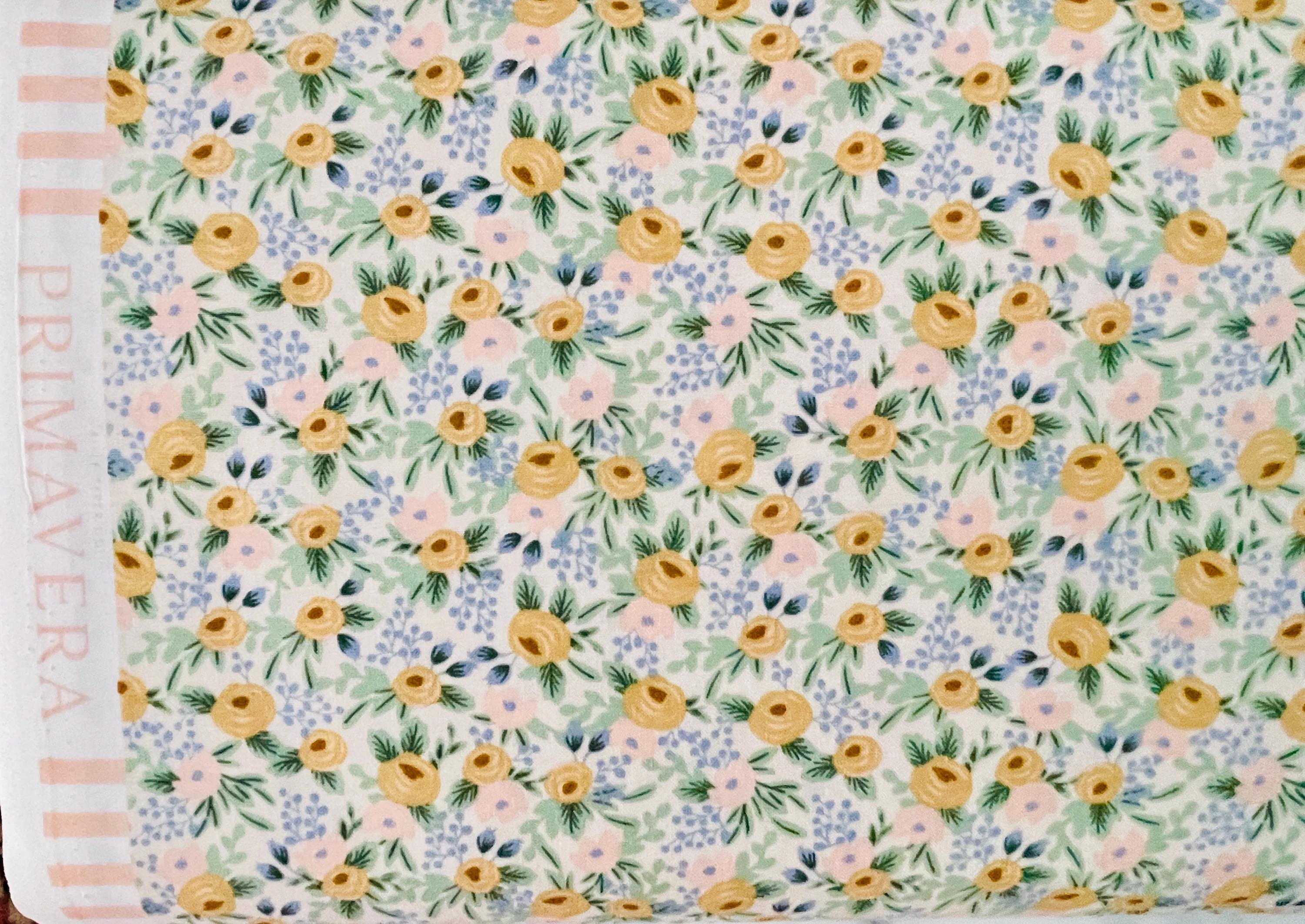 Easter - Easter Collection - Garden Party - Rosa - Cream Fabric - Rifle Paper Co - RP305-AM10